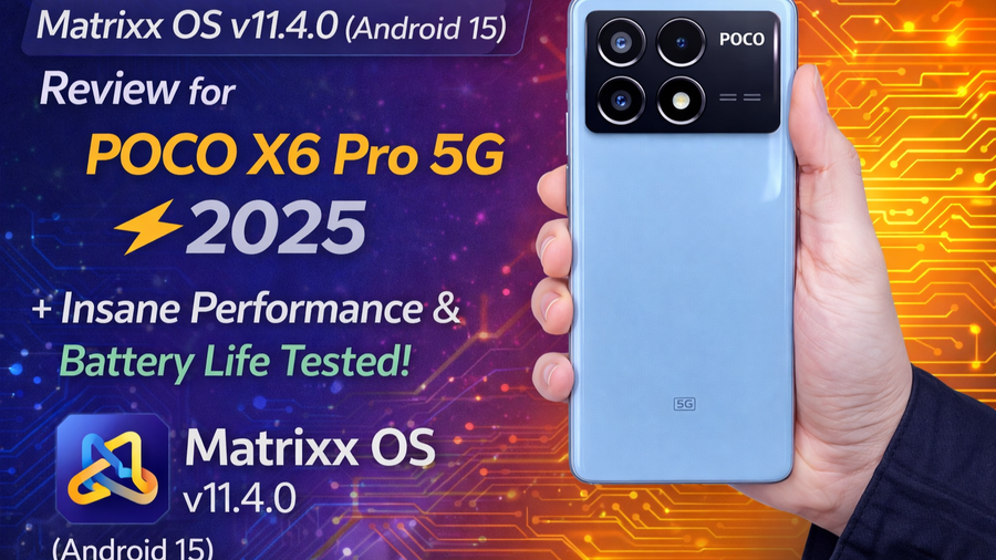 Matrixx OS 11.4 for Poco X6 Pro 5G